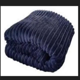 Cobija Térmica Flannel 3D Azul 260x230cm Fondo Entero Ultrasuave - COBIJAS Y MANTAS | Bylmo