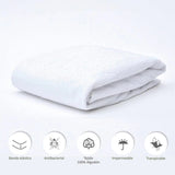 Protector de Colchón Impermeable Terry Punto Blanco Para Cama Doble 140 X 190 Cm - PROTECTORES DE COLCHON | Bylmo