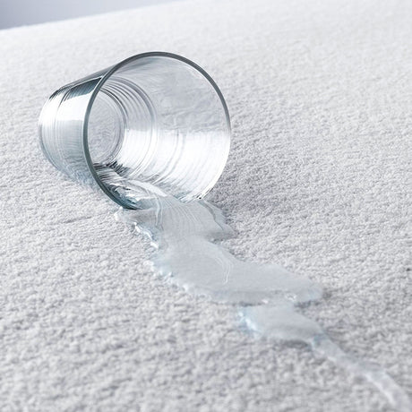 Protector de Colchón Impermeable Terry Punto Blanco Para Cama King 200 X 200 Cm - PROTECTORES DE COLCHON | Bylmo