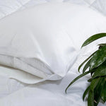 Protector De Almohada Jersey Blanco 50x70cm Impermeable