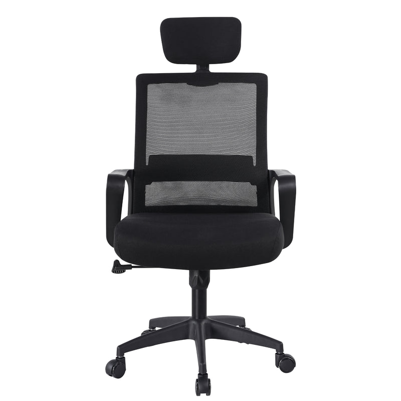 Silla Gerencial Domus 3.0 Negro 49x119cm Con Soporte Lumbar Y Apoya Cabezas