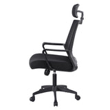 Silla Gerencial Domus 3.0 Negro 49x119cm Con Soporte Lumbar y Apoya Cabezas - SILLAS DE OFICINA | Bylmo