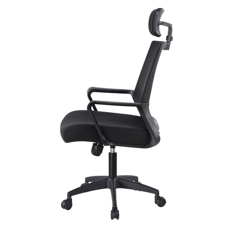 Silla Gerencial Domus 3.0 Negro 49x119cm Con Soporte Lumbar y Apoya Cabezas - SILLAS DE OFICINA | Bylmo