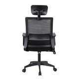 Silla Gerencial Domus 3.0 Negro 49x119cm Con Soporte Lumbar y Apoya Cabezas - SILLAS DE OFICINA | Bylmo