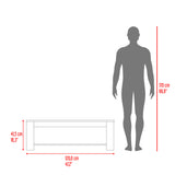 Mesa de Centro Cecil Fresno Europeo y Wengue 120x41.5cm Rectangular - MESAS DE CENTRO | Bylmo