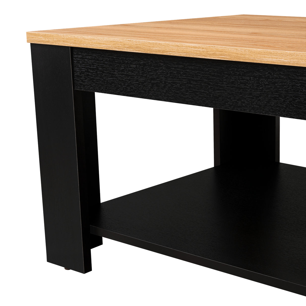 Mesa de Centro Cecil Fresno Europeo y Wengue 120x41.5cm Rectangular - MESAS DE CENTRO | Bylmo