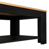 Mesa de Centro Cecil Fresno Europeo y Wengue 120x41.5cm Rectangular - MESAS DE CENTRO | Bylmo