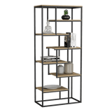 Estantería Architects Macadamia 80x182.9cm Con Seis Compartimientos - BIBLIOTECAS Y ESTANTERIAS | Bylmo