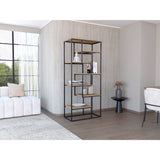 Estantería Architects Macadamia 80x182.9cm Con Seis Compartimientos - BIBLIOTECAS Y ESTANTERIAS | Bylmo