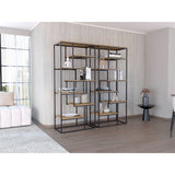 Estantería Architects Macadamia 80x182.9cm Con Seis Compartimientos - BIBLIOTECAS Y ESTANTERIAS | Bylmo