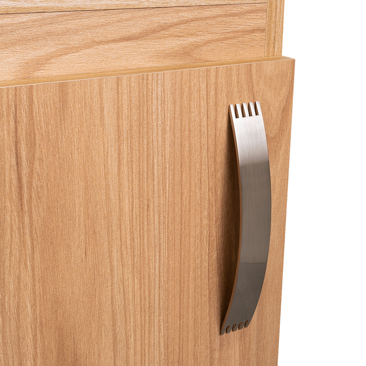 Mesa de Noche Barilo Fresno Europeo y Wengue 45x55cm Con Patas - MESAS DE NOCHE | Bylmo