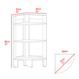 Mesa Auxiliar Riga Blanco 39x80cm Esquinero y Rectangular - MESAS AUXILIARES | Bylmo