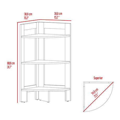 Mesa Auxiliar Riga Blanco 39x80cm Esquinero y Rectangular - MESAS AUXILIARES | Bylmo