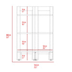 Mesa Auxiliar Riga Blanco 39x80cm Esquinero Y Rectangular