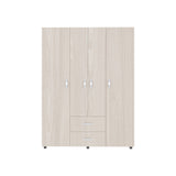 Closet Barilo Niebla y Blanco 150x200cm Con Dos Cajones y Cuatro Entrepaños - CLOSETS | Bylmo