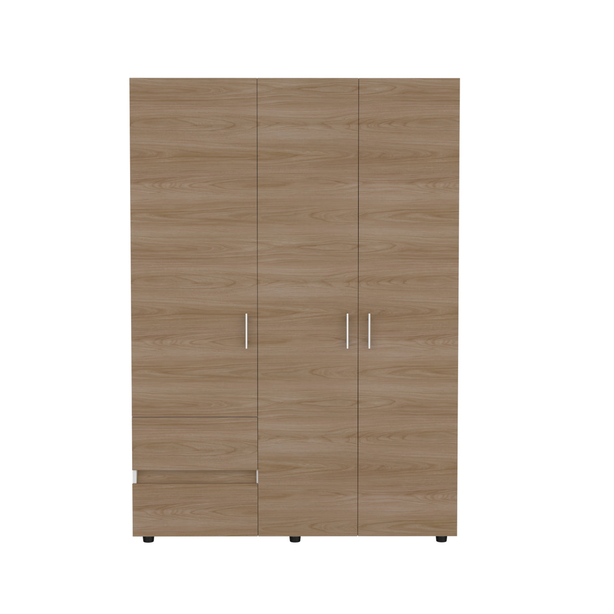 Closet Dassel Fresno Europeo y Blanco 140x200cm Con Dos Cajones y Dos Entrepaños - CLOSETS | Bylmo