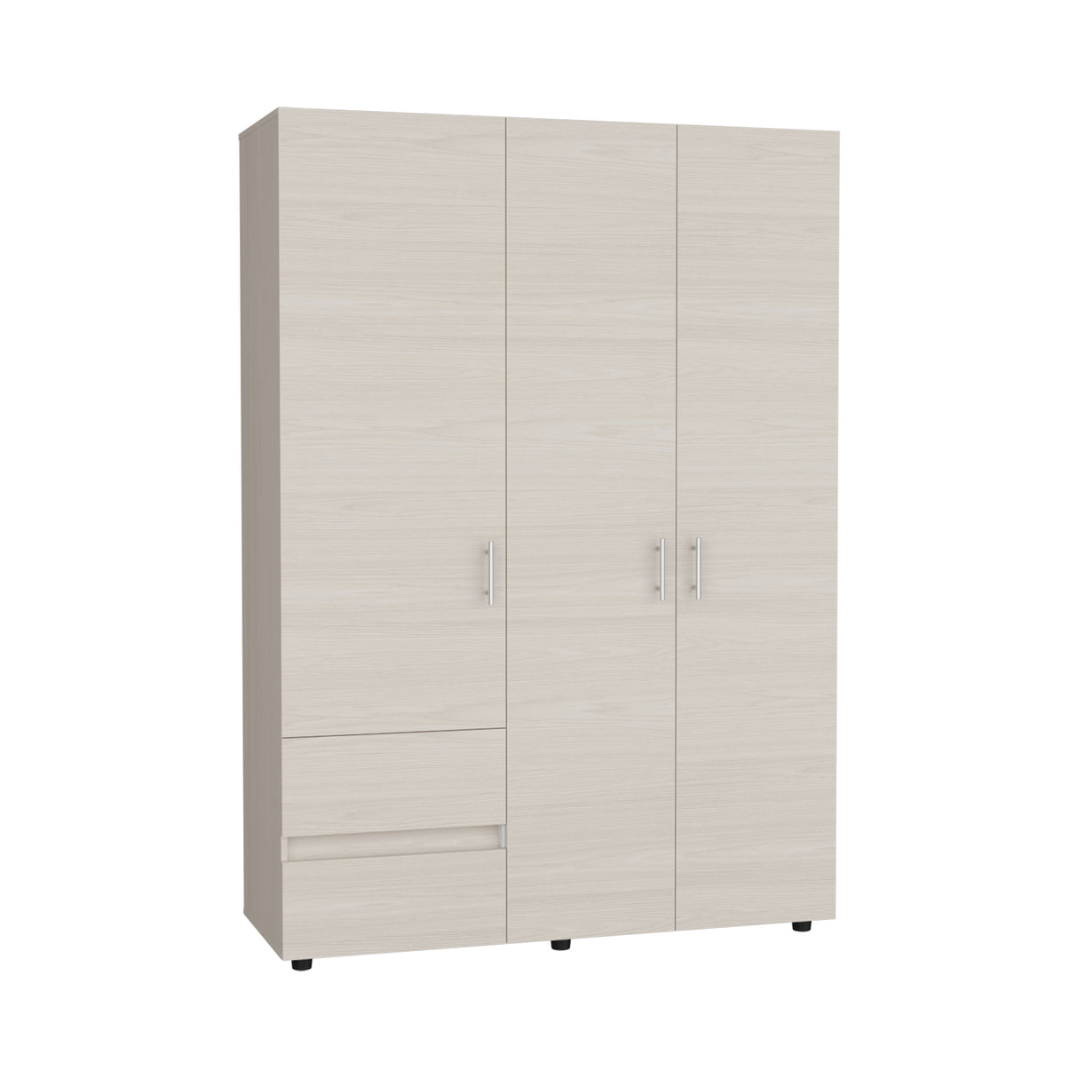 Closet Dassel Niebla y Blanco 140x200cm Con Dos Cajones y Dos Entrepaños - CLOSETS | Bylmo