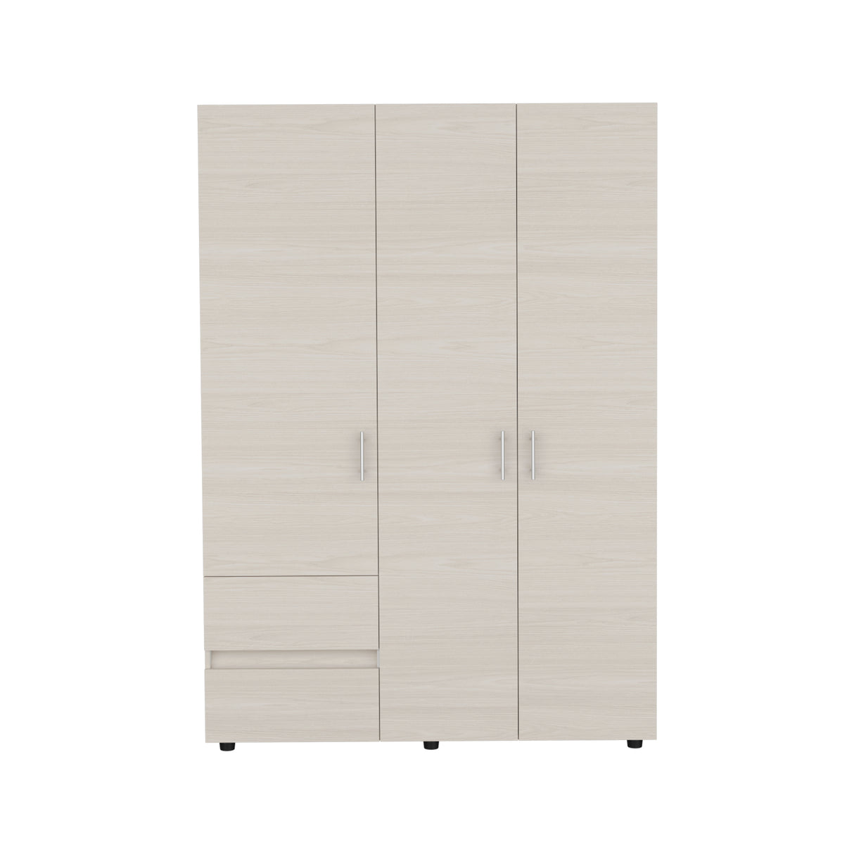 Closet Dassel Niebla y Blanco 140x200cm Con Dos Cajones y Dos Entrepaños - CLOSETS | Bylmo