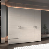 Closet Dassel Niebla y Blanco 200x200cm Con Dos Cajones y Tres Entrepaños - CLOSETS | Bylmo