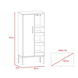Bar Soho Bellota 60.1x132.1cm Con Tres Portabotellas - BARES | Bylmo