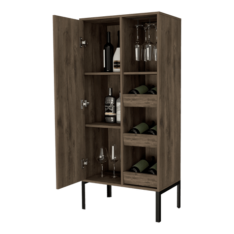 Bar Soho Bellota 60.1x132.1cm Con Tres Portabotellas - BARES | Bylmo