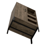 Bar Soho Bellota 60.1x132.1cm Con Tres Portabotellas - BARES | Bylmo