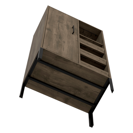 Bar Soho Bellota 60.1x132.1cm Con Tres Portabotellas - BARES | Bylmo