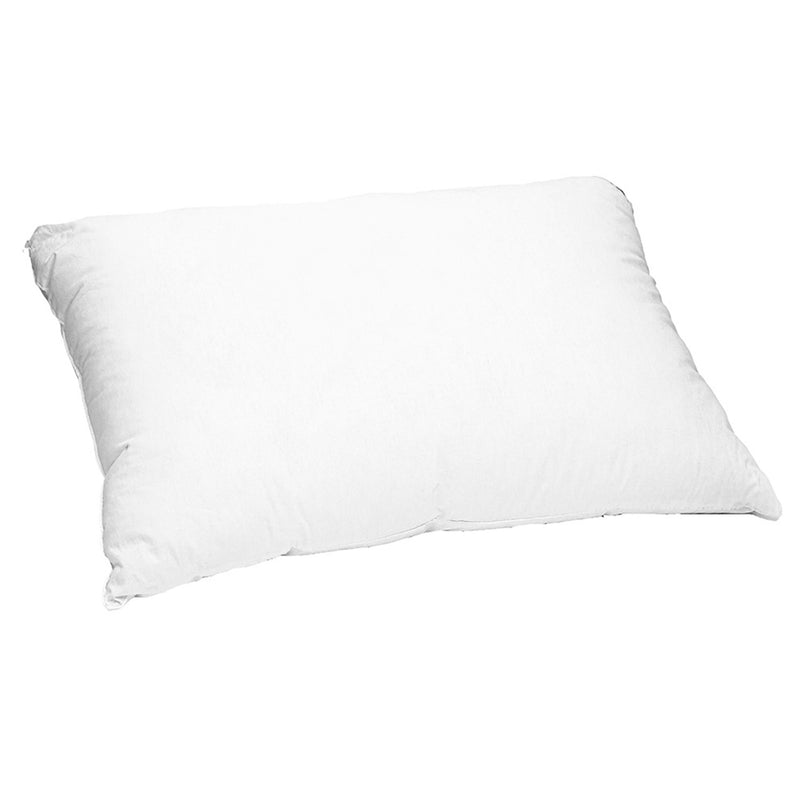 Almohada Suave De Fibras Sintéticas 53x90cm Hipoalergénica Para Dormir Boca Arriba