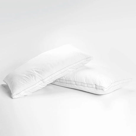 Almohada Firmeza Medio De Fibras Sintéticas 50X90Cm Hipoalergénica Para Dormir Boca Arriba - ALMOHADAS | Bylmo