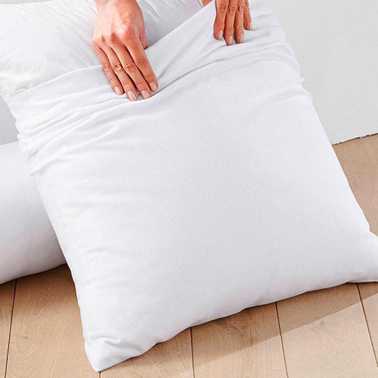 Set X 2 Fundas de Almohada Blanco 50x70cm Antifluido Fondo Entero - FUNDAS DE ALMOHADA | Bylmo