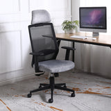 Silla Gerencial Snake Negro y Gris Claro 67x118cm Con Espaldar y Apoyacabezas - SILLAS DE OFICINA | Bylmo