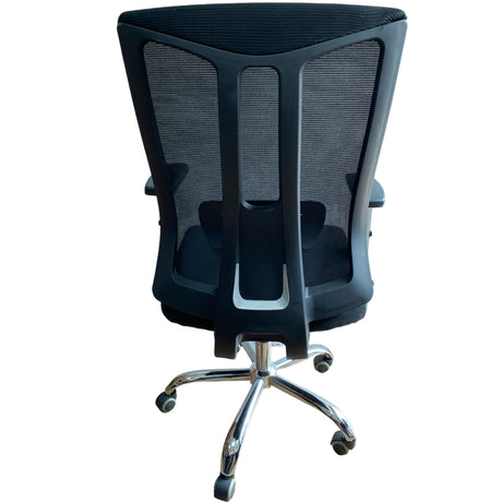Silla Ejecutiva Lajas Negro 63x111cm Con Espaldar y Soporte Lumbar - SILLAS DE OFICINA | Bylmo