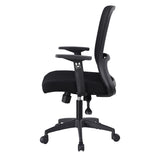 Silla Ejecutiva Nepal Negro 64x107cm Con Espaldar y Soporte Lumbar - SILLAS DE OFICINA | Bylmo