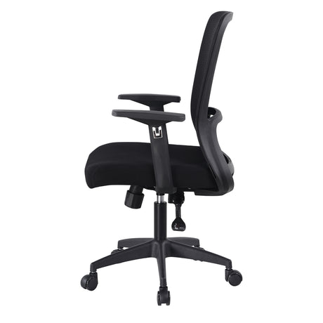 Silla Ejecutiva Nepal Negro 64x107cm Con Espaldar y Soporte Lumbar - SILLAS DE OFICINA | Bylmo