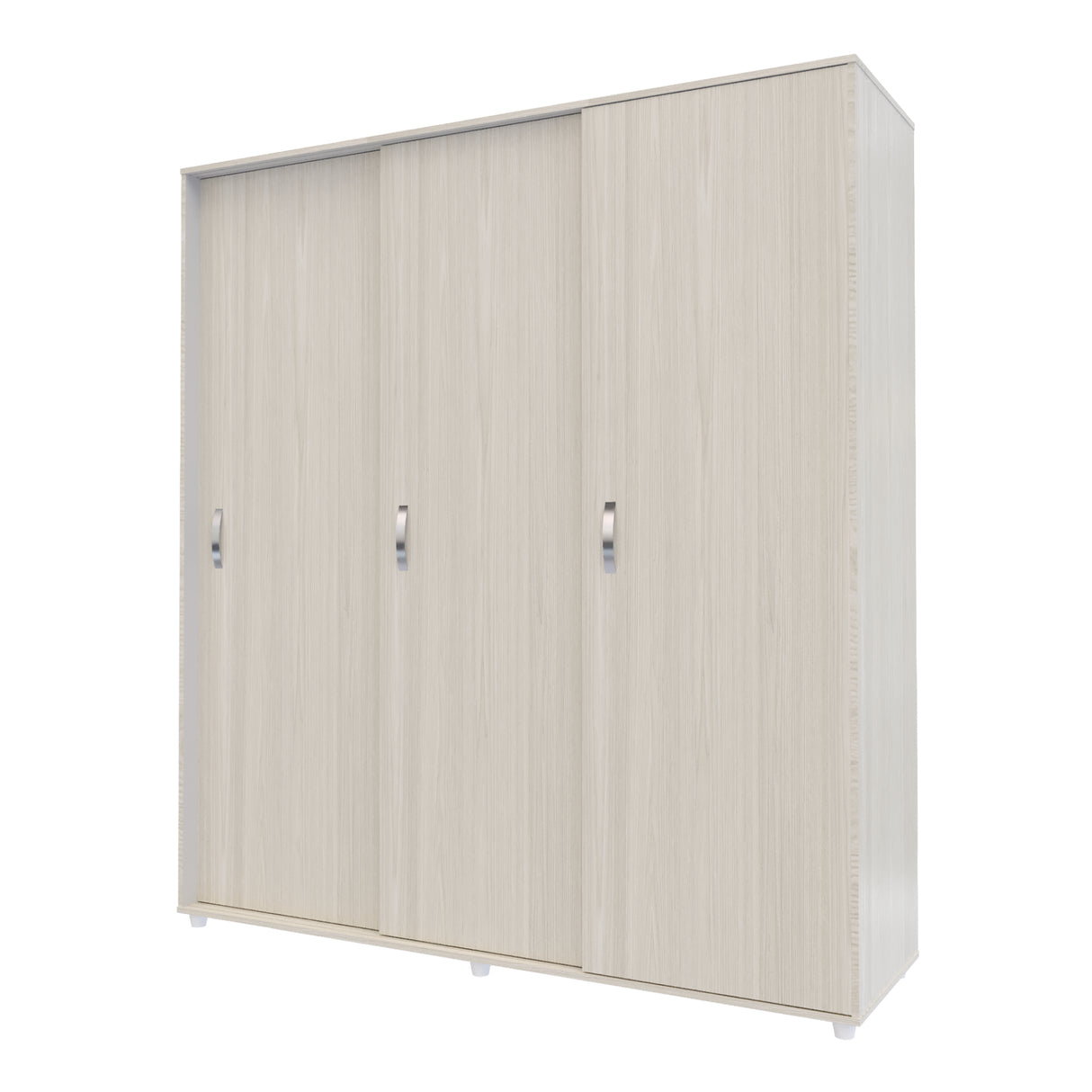 Closet Berlin Niebla y Blanco 180x200cm Con Cuatro Cajones y Dos Entrepaños - CLOSETS | Bylmo