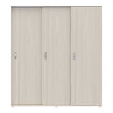 Closet Berlin Niebla y Blanco 180x200cm Con Cuatro Cajones y Dos Entrepaños - CLOSETS | Bylmo