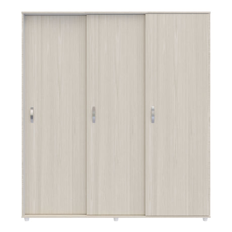 Closet Berlin Niebla y Blanco 180x200cm Con Cuatro Cajones y Dos Entrepaños - CLOSETS | Bylmo