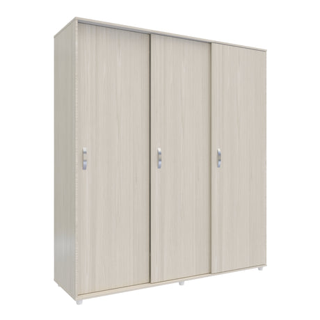 Closet Berlin Niebla y Blanco 180x200cm Con Cuatro Cajones y Dos Entrepaños - CLOSETS | Bylmo