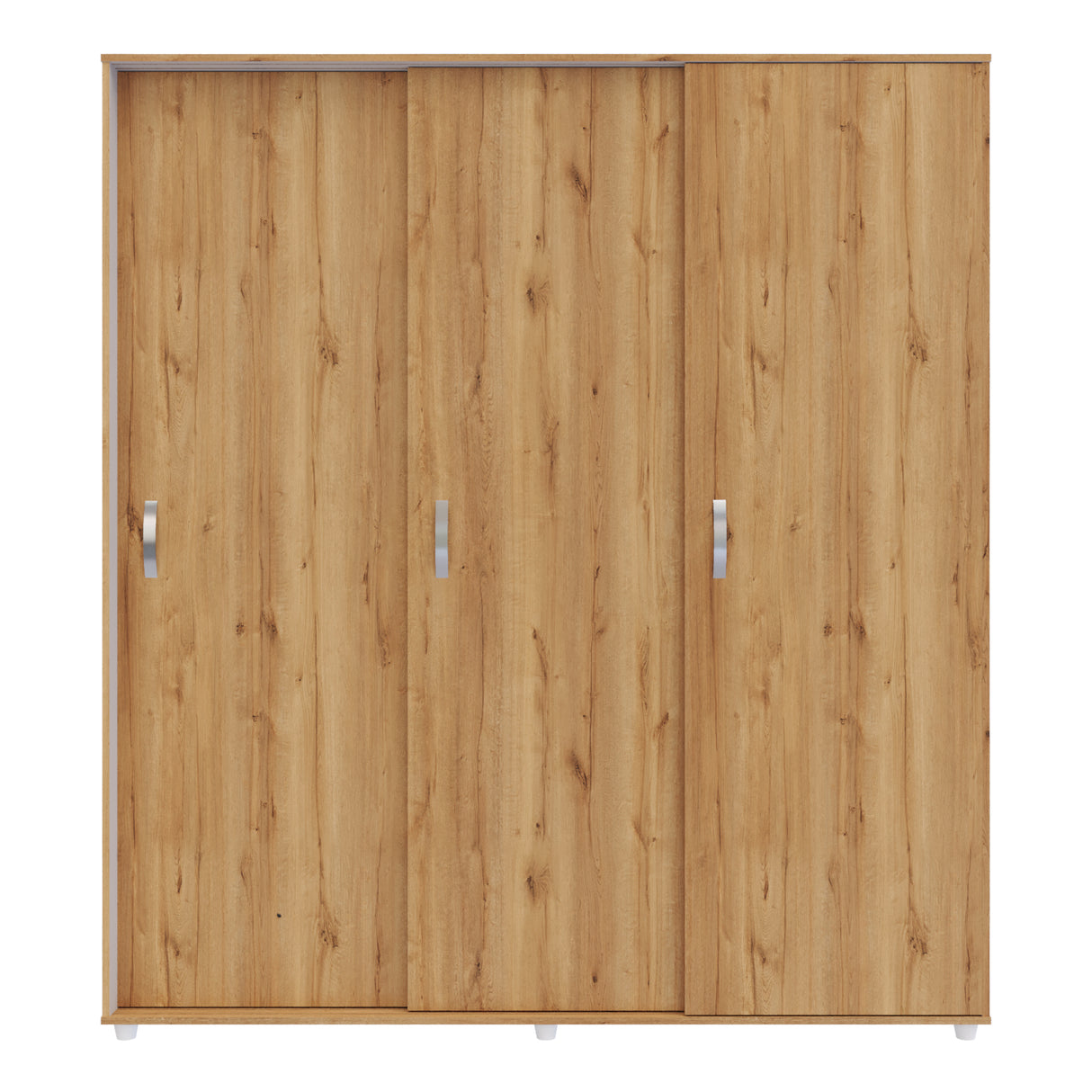 Closet Berlin Duna y Blanco 180x200cm Con Cuatro Cajones y Dos Entrepaños - CLOSETS | Bylmo