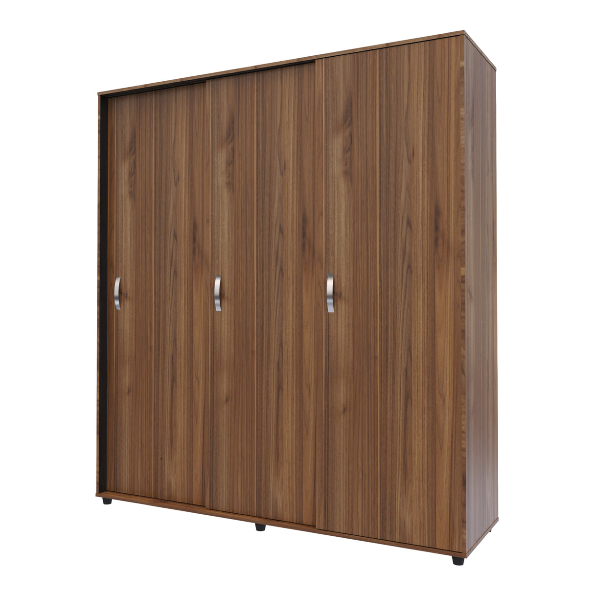 Closet Berlin Gales y Wengue 180x200cm Con Cuatro Cajones y Dos Entrepaños - CLOSETS | Bylmo