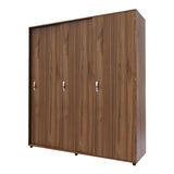 Closet Berlin Gales y Wengue 180x200cm Con Cuatro Cajones y Dos Entrepaños - CLOSETS | Bylmo