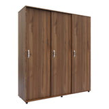 Closet Berlin Gales y Wengue 180x200cm Con Cuatro Cajones y Dos Entrepaños - CLOSETS | Bylmo