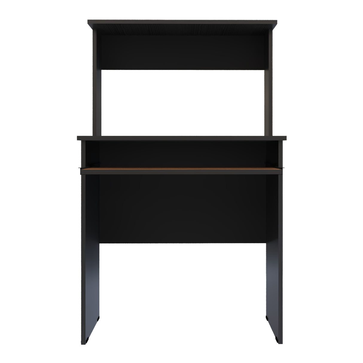 Centro de Computo Sevilla Gales y Negro 71x112cm Moderno - ESCRITORIOS | Bylmo