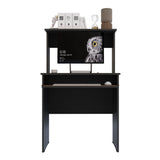 Centro de Computo Sevilla Gales y Negro 71x112cm Moderno - ESCRITORIOS | Bylmo