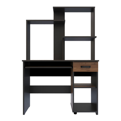 Centro de Computo Cordoba Gales y Negro 106x160cm Moderno - ESCRITORIOS | Bylmo