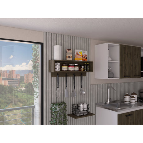 Mueble Auxiliar de Cocina Manhatan Bellota 73x25cm Con Un Compartimiento - BARRAS Y MUEBLES AUXILIARES | Bylmo