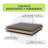 Mueble para Lavamanos Aydin Wengue 59.1x52cm Flotante Sin Lavamanos - MUEBLES PARA LAVAMANOS | Bylmo