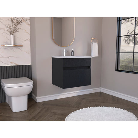 Mueble para Lavamanos Aydin Wengue 59.1x52cm Flotante Sin Lavamanos - MUEBLES PARA LAVAMANOS | Bylmo