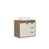 Mueble para Lavamanos Off White 70x77.2cm Sin Lavamanos y Con Tres Cajones - MUEBLES PARA LAVAMANOS | Bylmo