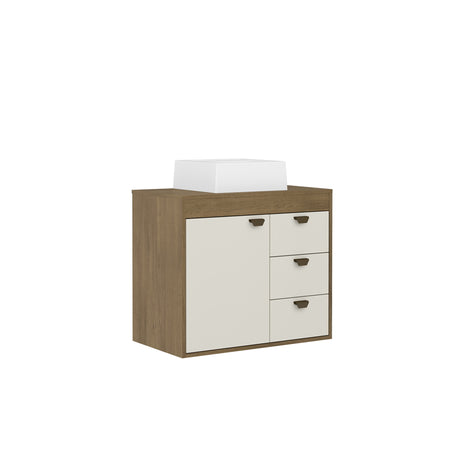 Mueble para Lavamanos Off White 70x77.2cm Sin Lavamanos y Con Tres Cajones - MUEBLES PARA LAVAMANOS | Bylmo